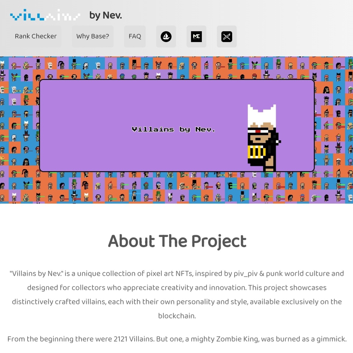 Villains by Nev. Website